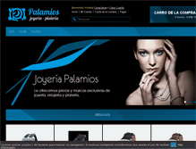 Tablet Screenshot of joyeriapalamios.com